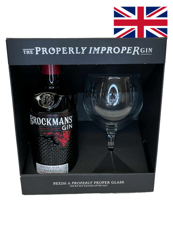 Brockmans Gin Intensly mit Glas