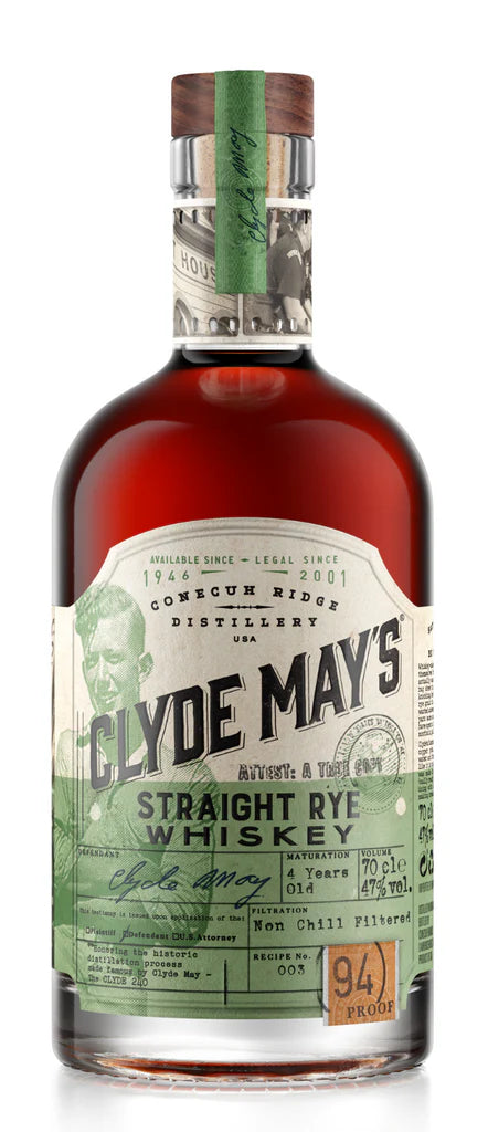 Clyde May's Straight Rye Whiskey
