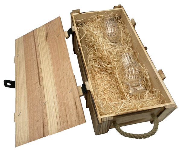 Geschenk Kiste mit Glencairn Gläsern