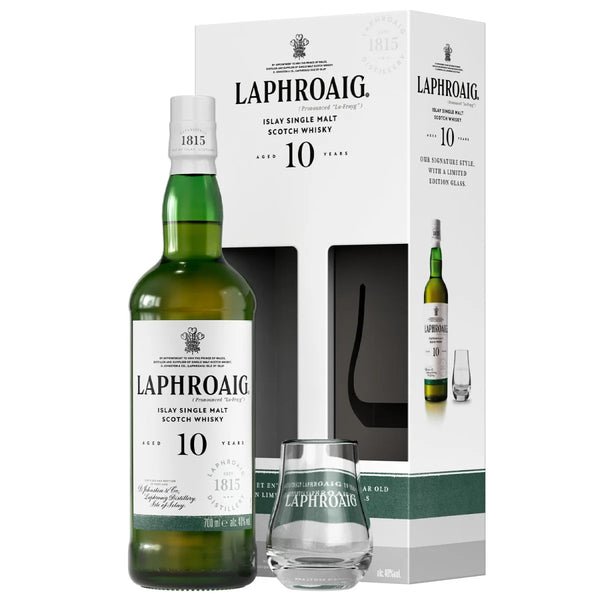Laphroaig 10Y (mit Glas)