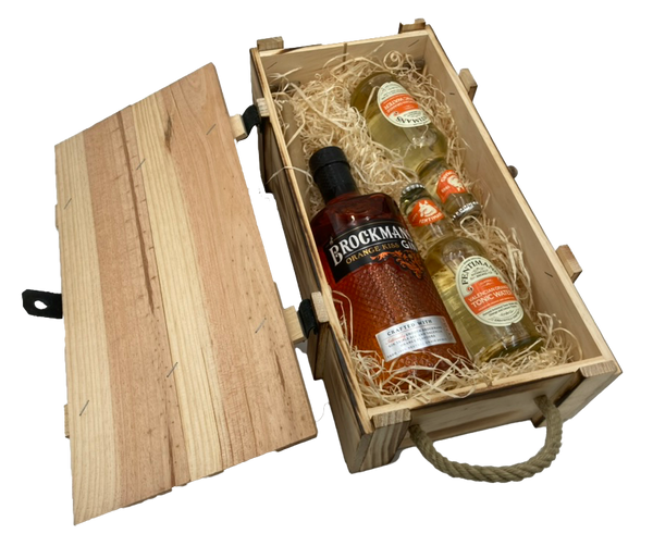 Geschenkkiste mit Orange Kiss Gin